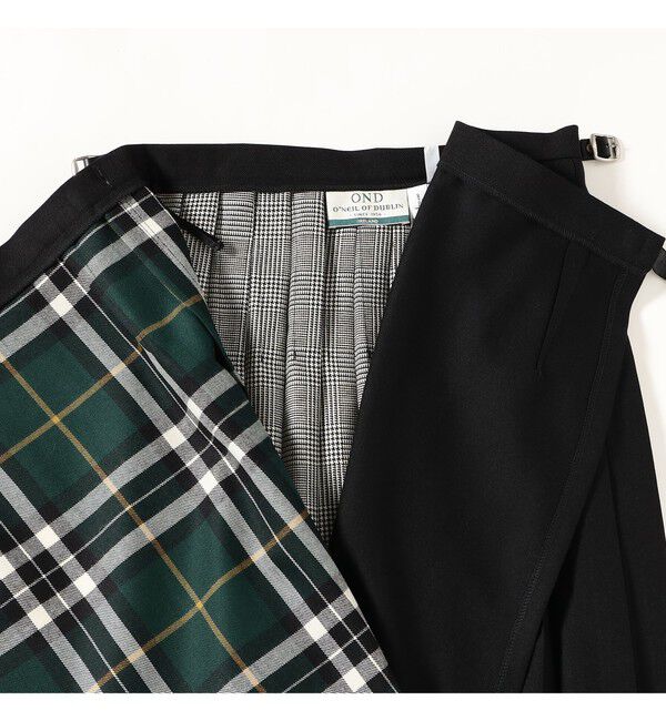 Demi-Luxe BEAMS 「【別注】O&rsquo;NEIL OF DUBLIN &times; Demi-Luxe BEAMS / パッチワーク クラシック ロング キルトスカート 90cm」|スカート|
