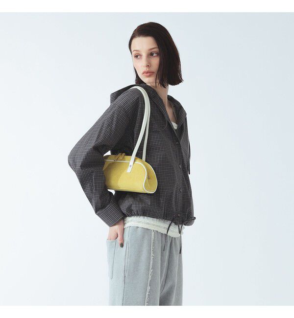Ray BEAMS 「ﾁｪｯｸﾌｰﾃﾞｨｰSH」|シャツ・ブラウス|BLACK