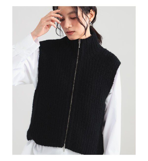 Demi-Luxe BEAMS 「ブークレ ジップ ベスト」|ベスト・ジレ|