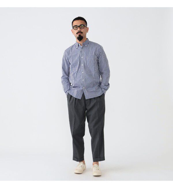 BEAMS PLUS「BEAMS PLUS｜B.D. Gingham Check 100/2 Broad｜カジュアルシャツ｜ ボタンダウンシャツ｜チェック柄」|シャツ・ブラウス|