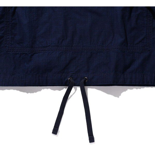 BEAMS PLUS「MIL Smock Indigo Rip Stop」|ブルゾン・スタジャン|