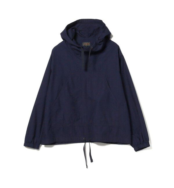 BEAMS PLUS「MIL Smock Indigo Rip Stop」|ブルゾン・スタジャン|