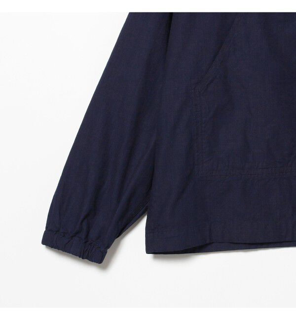 BEAMS PLUS「MIL Smock Indigo Rip Stop」|ブルゾン・スタジャン|