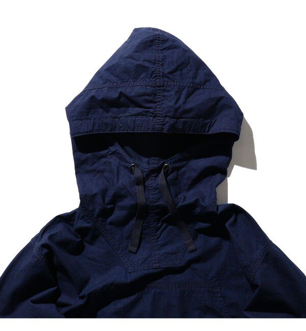 BEAMS PLUS「MIL Smock Indigo Rip Stop」|ブルゾン・スタジャン|