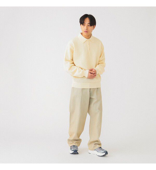 BEAMS「BEAMS|ワイドストレート デニムパンツ」|デニム|