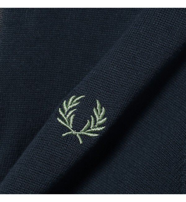 BEAMS「BEAMS｜【別注】FRED PERRY / Half-Zip Knit Polo｜ポロシャツ ｜ハーフジップ｜水洗い可」|ポロシャツ|