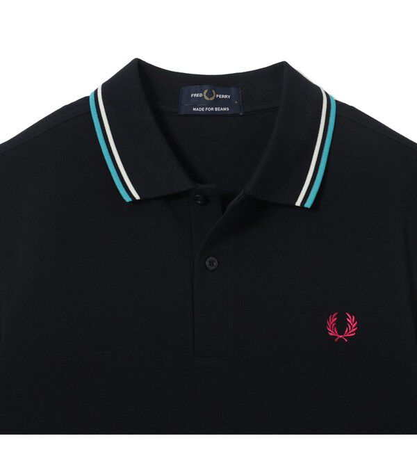 BEAMS「BEAMS｜【別注】FRED PERRY / M3600 Tipped Polo Shirt｜ポロシャツ｜コットン100％ 鹿の子｜配色 」|ポロシャツ|