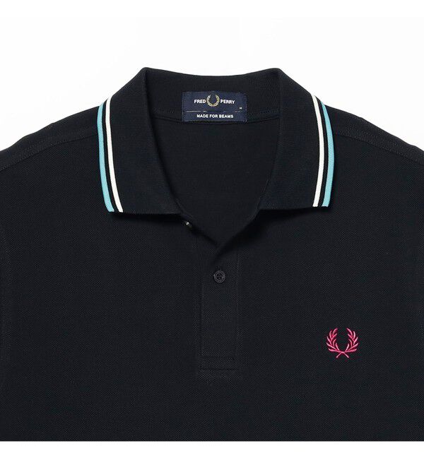 BEAMS「BEAMS｜【別注】FRED PERRY / M3600 Tipped Polo Shirt｜ポロシャツ｜コットン100％ 鹿の子｜配色 」|ポロシャツ|