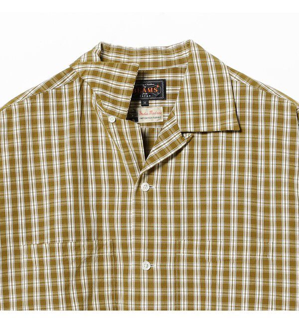 BEAMS PLUS「Open Collar 80/2 Madras」|シャツ・ブラウス|