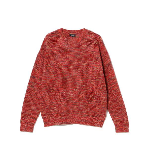 BEAMS「7ゲージ メッシュ クルーネックニット」|ニット・セーター|