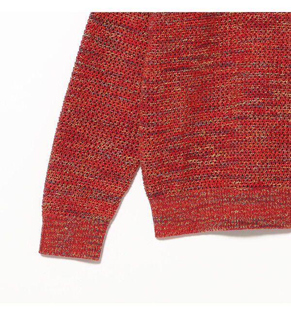 BEAMS「7ゲージ メッシュ クルーネックニット」|ニット・セーター|
