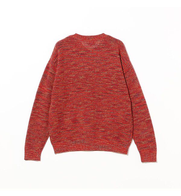 BEAMS「7ゲージ メッシュ クルーネックニット」|ニット・セーター|