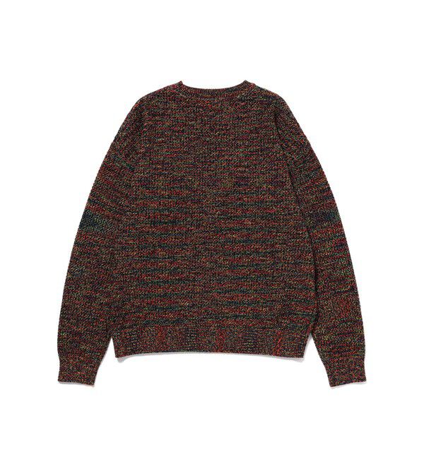 BEAMS「7ゲージ メッシュ クルーネックニット」|ニット・セーター|