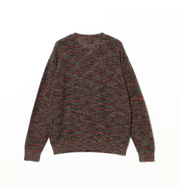 BEAMS「7ゲージ メッシュ クルーネックニット」|ニット・セーター|