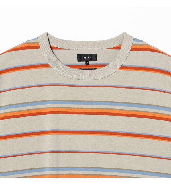 BEAMS「ルーズ ボーダー ロングスリーブ Tシャツ」|Tシャツ・カットソー|