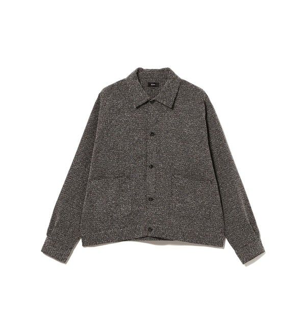 BEAMS「ブークレ ツイード シャツ」|シャツ・ブラウス|