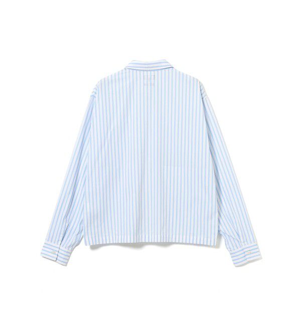 BEAMS「BEAMS|ストライプ ジップアップ シャツ」|シャツ・ブラウス|