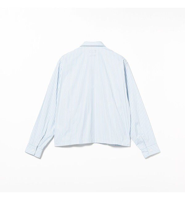 BEAMS「BEAMS|ストライプ ジップアップ シャツ」|シャツ・ブラウス|
