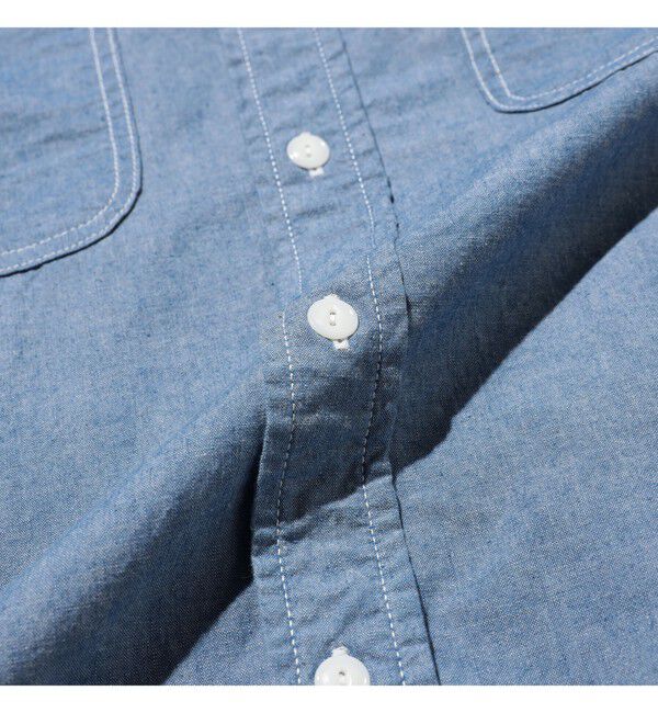 BEAMS PLUS「WORK Indigo Chambray」|シャツ・ブラウス|