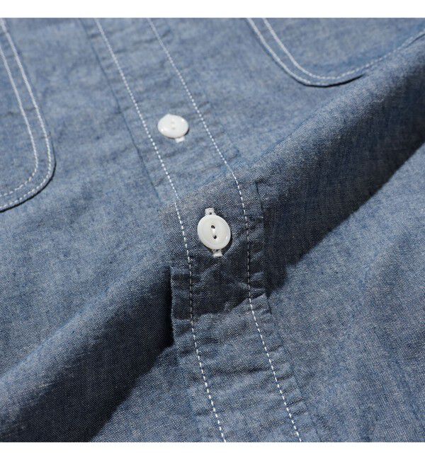 BEAMS PLUS「WORK Indigo Chambray」|シャツ・ブラウス|