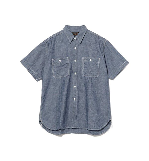 BEAMS PLUS「WORK Indigo Chambray」|シャツ・ブラウス|