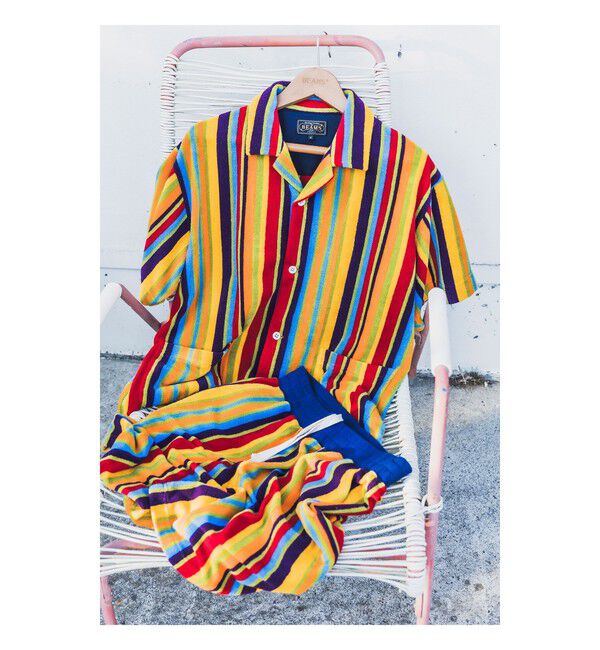 BEAMS PLUS「Pile Shorts Multi Stripe」|その他|