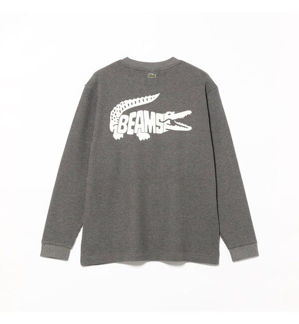 BEAMS「BEAMS｜【別注】LACOSTE / ロゴ サーマル Tシャツ」|Tシャツ・カットソー|