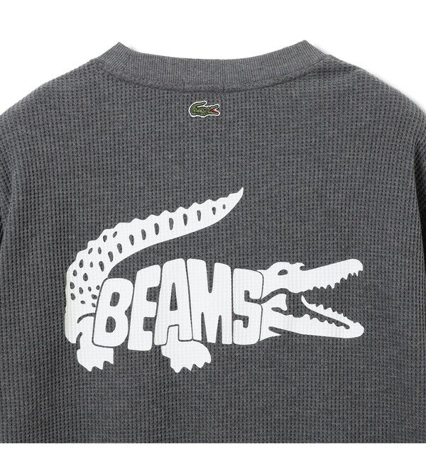BEAMS「BEAMS｜【別注】LACOSTE / ロゴ サーマル Tシャツ」|Tシャツ・カットソー|