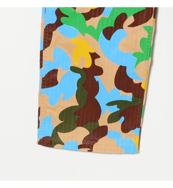 BEAMS PLUS「MIL Utility Easy Trousers Supima Herringbone Big Camo Print」|チノ|