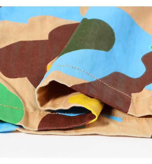 BEAMS PLUS「MIL Utility Easy Trousers Supima Herringbone Big Camo Print」|チノ|