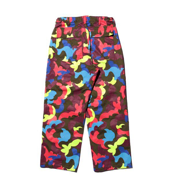 BEAMS PLUS「MIL Utility Easy Trousers Supima Herringbone Big Camo Print」|チノ|