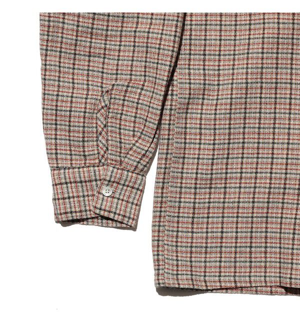BEAMS PLUS「Open B.D. Cotton Linen Wool Plaid」|シャツ・ブラウス|