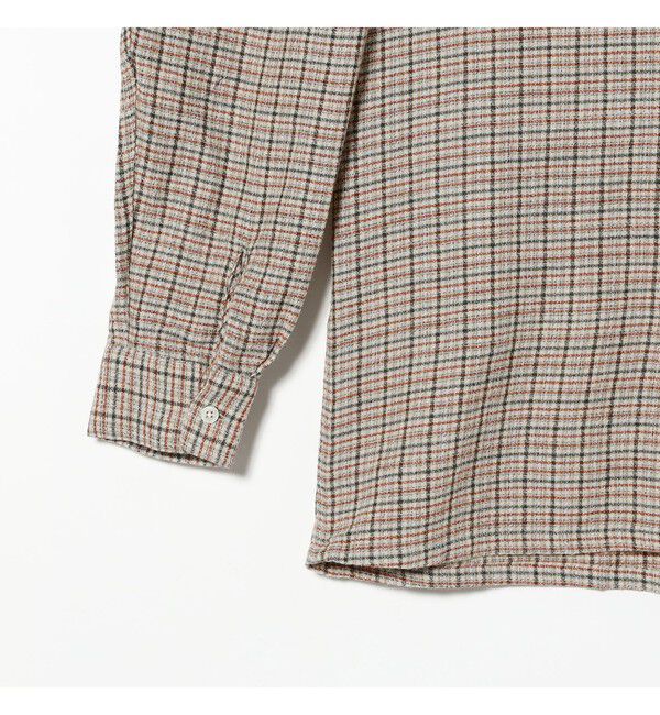 BEAMS PLUS「Open B.D. Cotton Linen Wool Plaid」|シャツ・ブラウス|