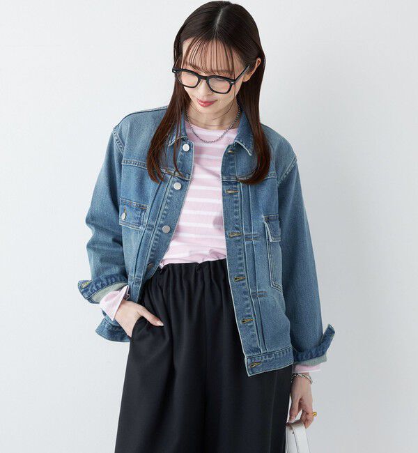 SHIPS Colors 「《一部追加予約》〈洗濯機可能〉コットン レイヤード TEE 3（ロンT）◆」|Tシャツ・カットソー|