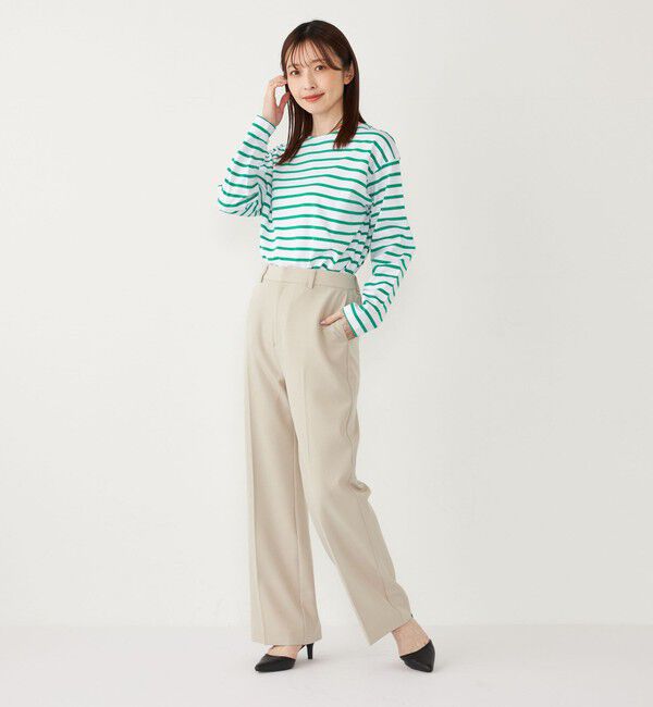 SHIPS Colors 「《一部追加予約》〈洗濯機可能〉コットン レイヤード TEE 3（ロンT）◆」|Tシャツ・カットソー|