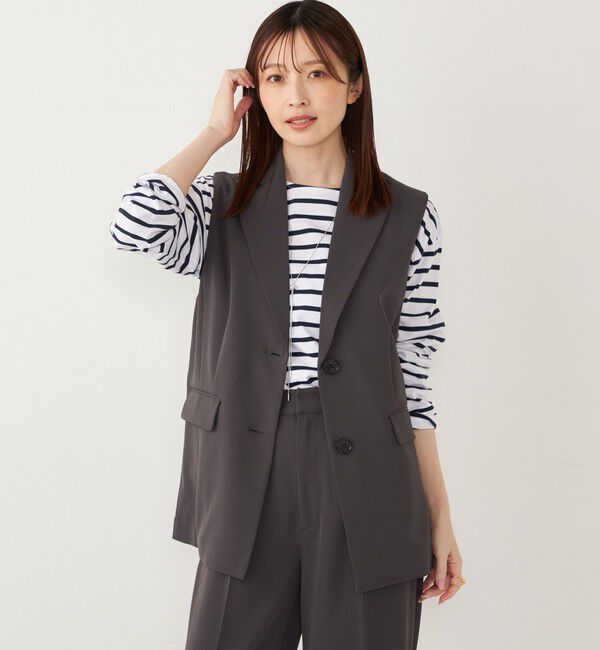 SHIPS Colors 「《一部追加予約》〈洗濯機可能〉コットン レイヤード TEE 3（ロンT）◆」|Tシャツ・カットソー|
