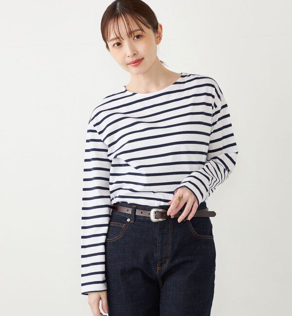 SHIPS Colors 「《一部追加予約》〈洗濯機可能〉コットン レイヤード TEE 3（ロンT）◆」|Tシャツ・カットソー|