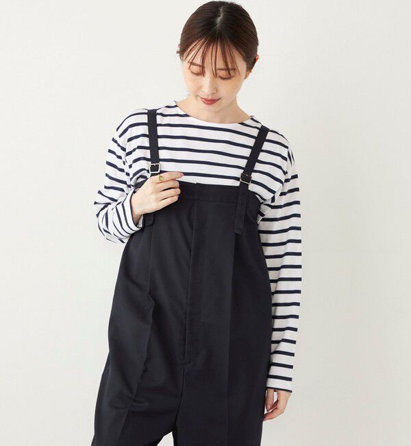 SHIPS Colors 「《一部追加予約》〈洗濯機可能〉コットン レイヤード TEE 3（ロンT）◆」|Tシャツ・カットソー|