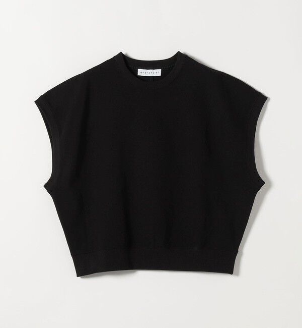 quaranciel「〈洗濯機可能〉ライト ポンチ コンパクト フレンチスリーブ TEE」|Tシャツ・カットソー|