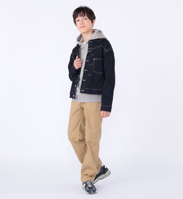 SHIPS KIDS「SHIPS KIDS:140～160cm / ヴィンテージ ライク インディゴ デニム ジャケット」|デニムジャケット|