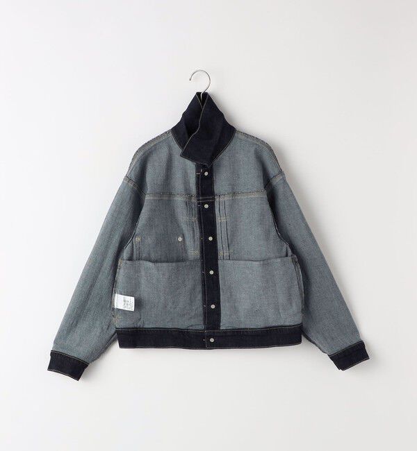 SHIPS KIDS「SHIPS KIDS:140～160cm / ヴィンテージ ライク インディゴ デニム ジャケット」|デニムジャケット|