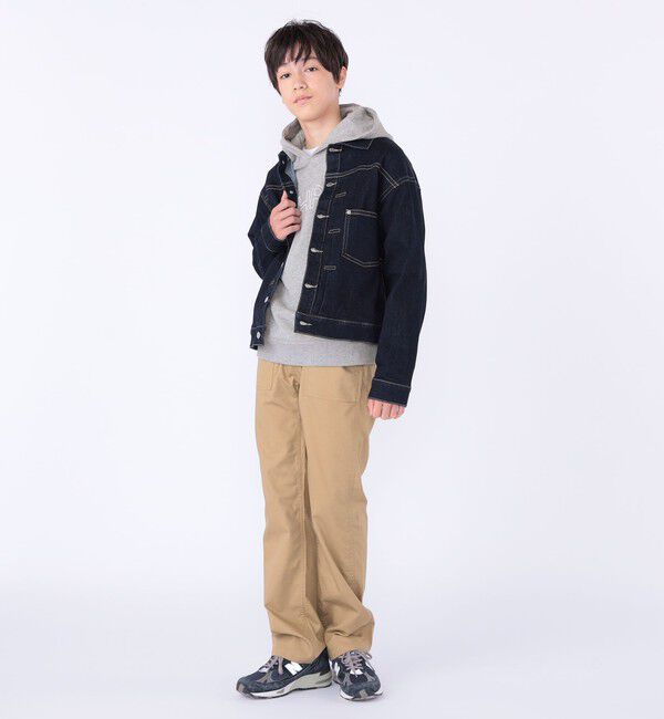 SHIPS KIDS「SHIPS KIDS:140～160cm / ヴィンテージ ライク インディゴ デニム ジャケット」|デニムジャケット|