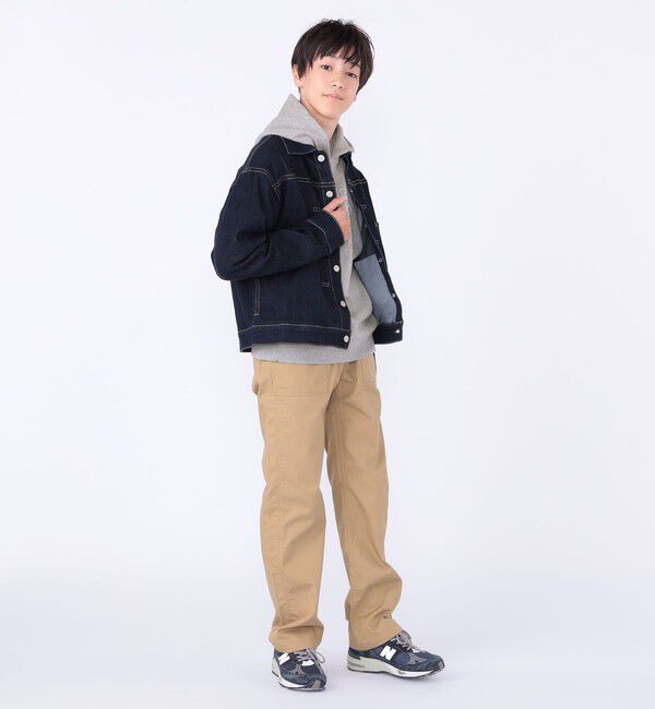 SHIPS KIDS「SHIPS KIDS:140～160cm / ヴィンテージ ライク インディゴ デニム ジャケット」|デニムジャケット|