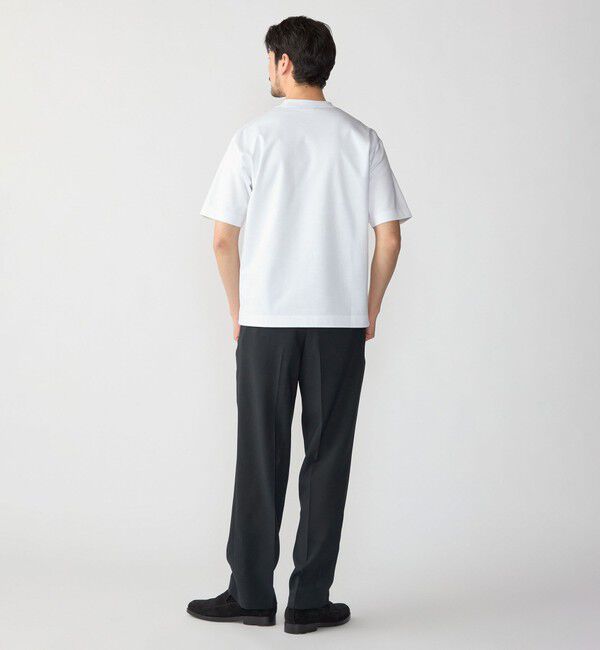 SHIPS「SHIPS: MADE IN JAPAN クルーネック ハイゲージ ポンチ ライト Tシャツ」|Tシャツ・カットソー|
