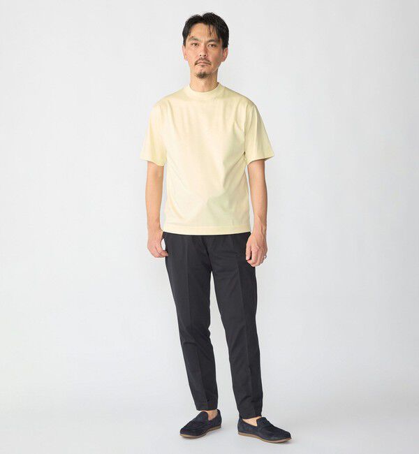 SHIPS「SHIPS: MADE IN JAPAN クルーネック ハイゲージ ポンチ ライト Tシャツ」|Tシャツ・カットソー|