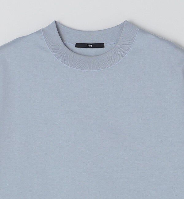 SHIPS「SHIPS: MADE IN JAPAN クルーネック ハイゲージ ポンチ ライト Tシャツ」|Tシャツ・カットソー|