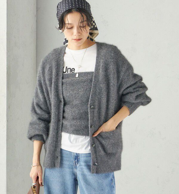 SHIPS for women「《予約》杢 フォックス カシミヤ チューブ トップ」|キャミソール|