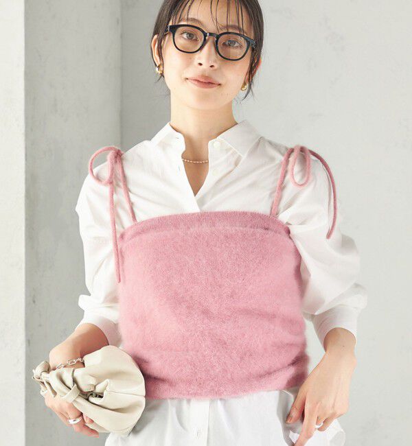 SHIPS for women「《予約》杢 フォックス カシミヤ チューブ トップ」|キャミソール|