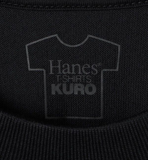 SHIPS any「Hanes: T-SHIRTS KURO クルーネック パック ロングスリーブ Tシャツ（ブラック）26AW」|Tシャツ・カットソー|