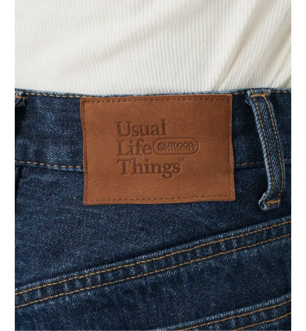 OUTDOOR PRODUCTS Usual Things「追加5 ULTデニムハイライズルーズ5PKT」|デニム|